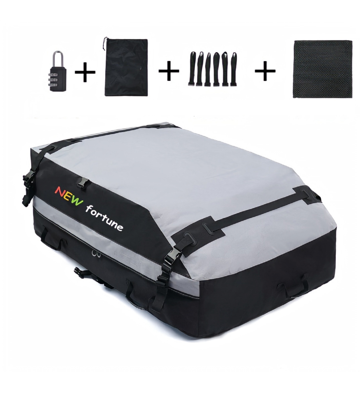 FO-22 Vattentät takväska för bil 19 kubikfots bagagebärare för utomhusaktiviteter