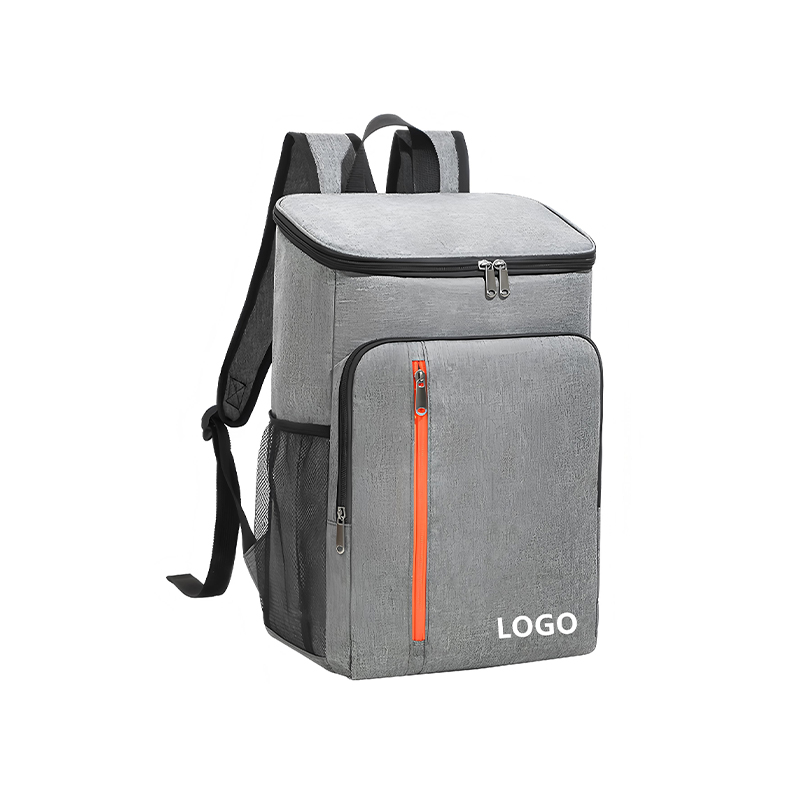 B-16 grå vattentät ryggsäck Bärbar mjuk väska Lämplig för utomhusvandring