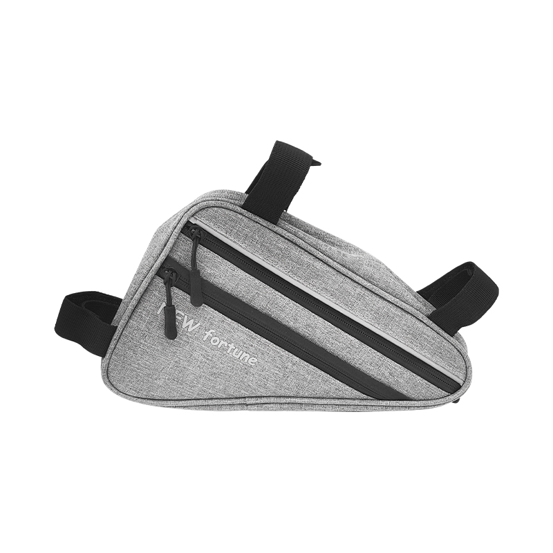 BI-01 Grå reflekterande tejp Vattentät cykeltriangelväska